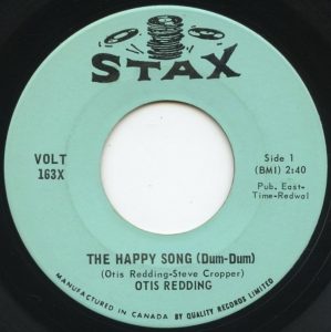 Otis Redding - The Happy Song (Dum-Dum) 45 (Stax Canada)1
