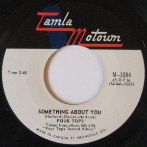 Four Tops - Something About You 45 (Tamla Motown)