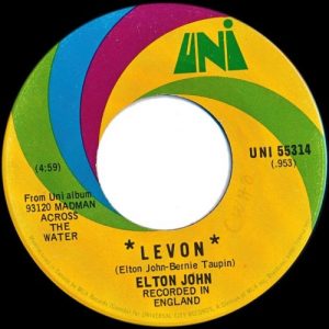 Elton John - Levon 45 (Uni Canada)