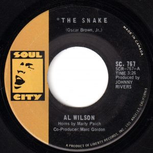 Al Wilson - The Snake 45 (Soul City Canada) (2)