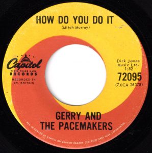 Gerry & The Pacemakers - How Do You Do It 45 (Capitol Canada)