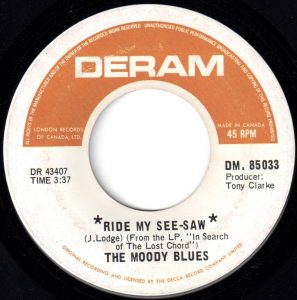 Moody Blues - Ride My See-Saw 45 (Deram Canada)