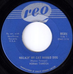 Norma Tanega - Walkin' My Cat Named Dog 45 (Reo)