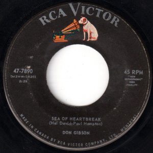 Don Gibson - Sea Of Heartbreak 45 (RCA Victor Canada)