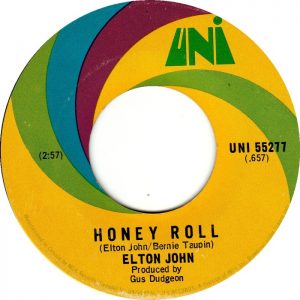Elton John - Honey Roll 45 (Uni Canada)