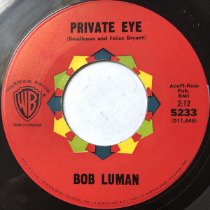 Private Eye by Bob Luman