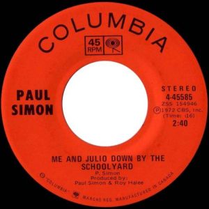 Me And Julio Down By The Schoolyard by Paul Simon