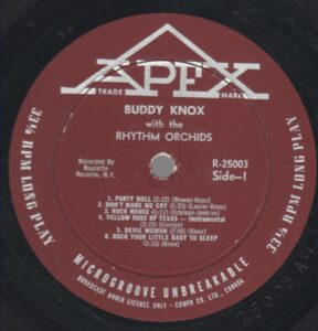 Rock House by Buddy Knox & the Rhythm Orchids