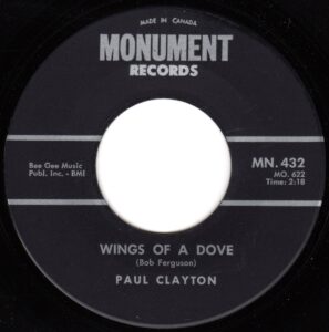 Wings Of A Dove by Paul Clayton