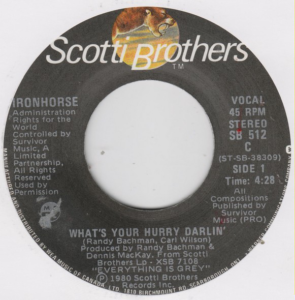 What's Your Hurry Darlin' by Ironhorse