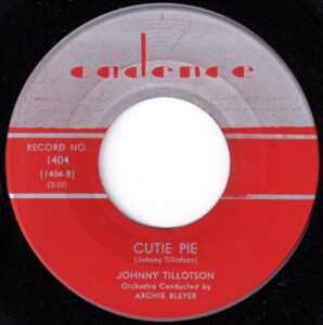 Johnny Tillotson - Cutie Pie 45 (Cadence Canada)