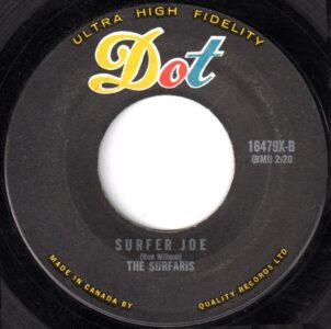 Surfaris - Surfer Joe 45 (Dot Canada) (2)