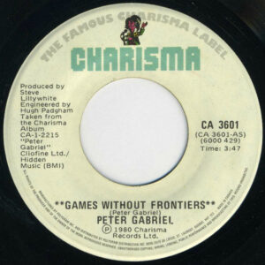 Games Without Frontiers by Peter Gabriel