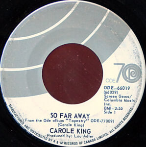 So Far Away by Carole King