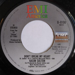 Don't Break My Heart by Kasim Sulton