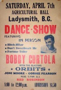 Three Rows Over by Bobby Curtola