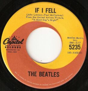 Beatles - 83 - 5235BX - If I Fell 45 (Capitol Canada)