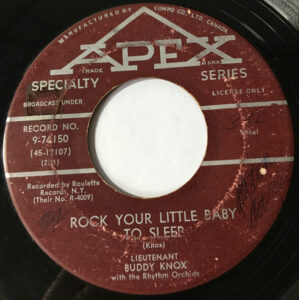 Rock Your Little Baby To Sleep by Buddy Knox