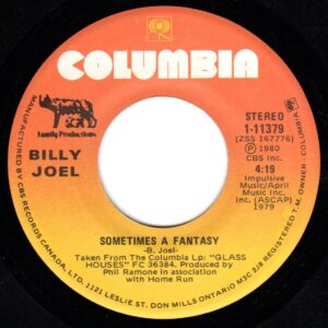Sometimes A Fantasy by Billy Joel