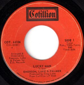 Emerson, Lake & Palmer - Lucky Man 45 (Cotillion Canada)