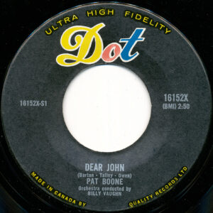 Dear John/Alabam by Pat Boone