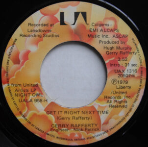 Get It Right Next Time by Gerry Rafferty