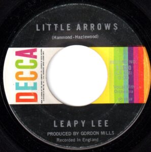 Leapy Lee - Little Arrows 45 (Decca Canada)