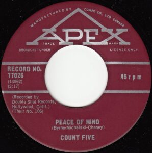 Peace Of Mind by Count Five