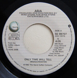 Only Time Will Tell by Asia