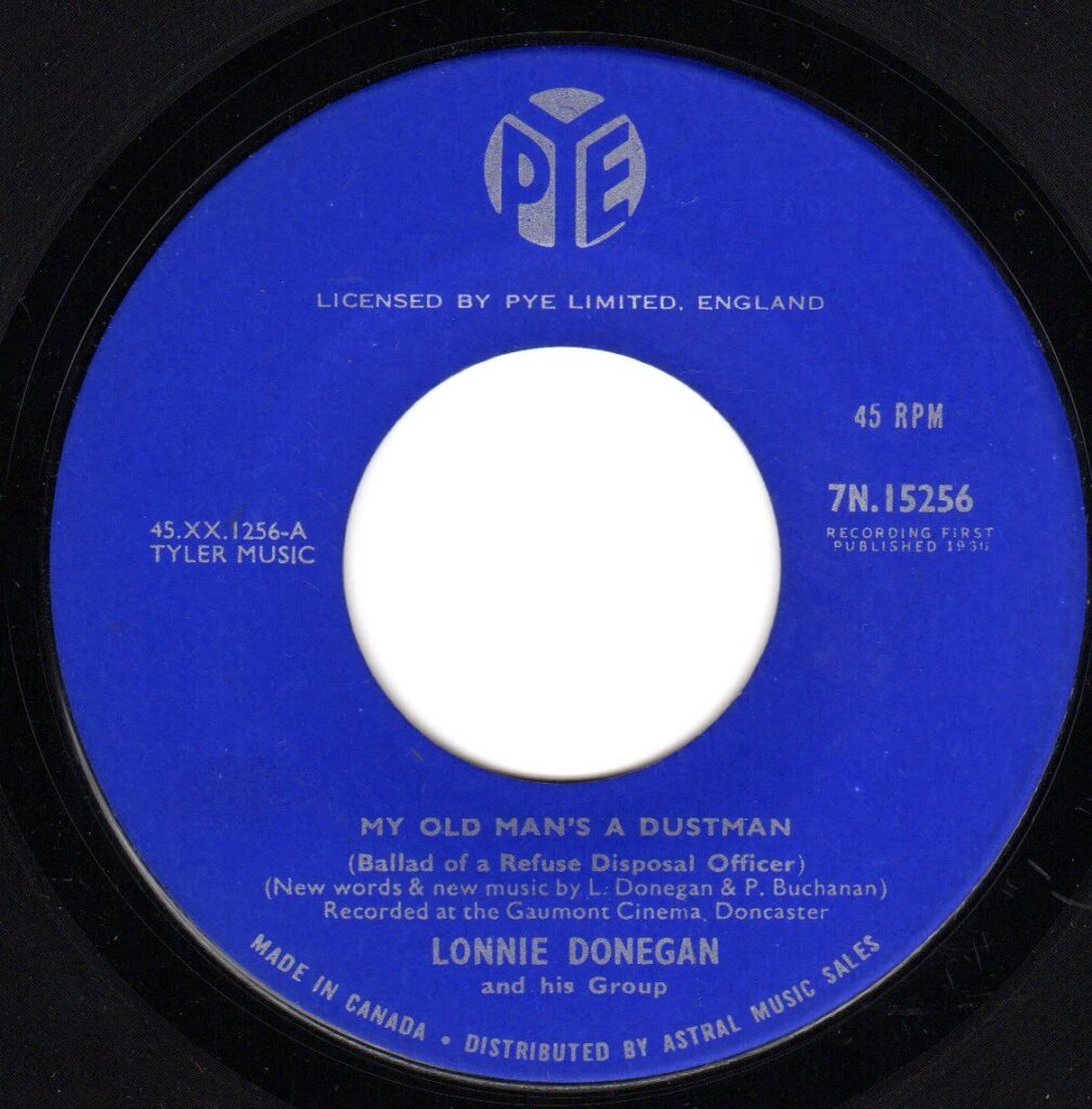 My Old Man's A Dustman by Lonnie Donegan - 1960 Hit Song - Vancouver ...