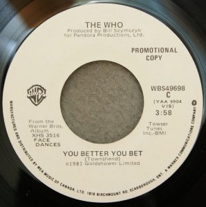 You Better You Bet by the Who