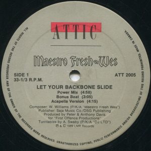 Let Your Backbone Slide by Maestro Fresh Wes