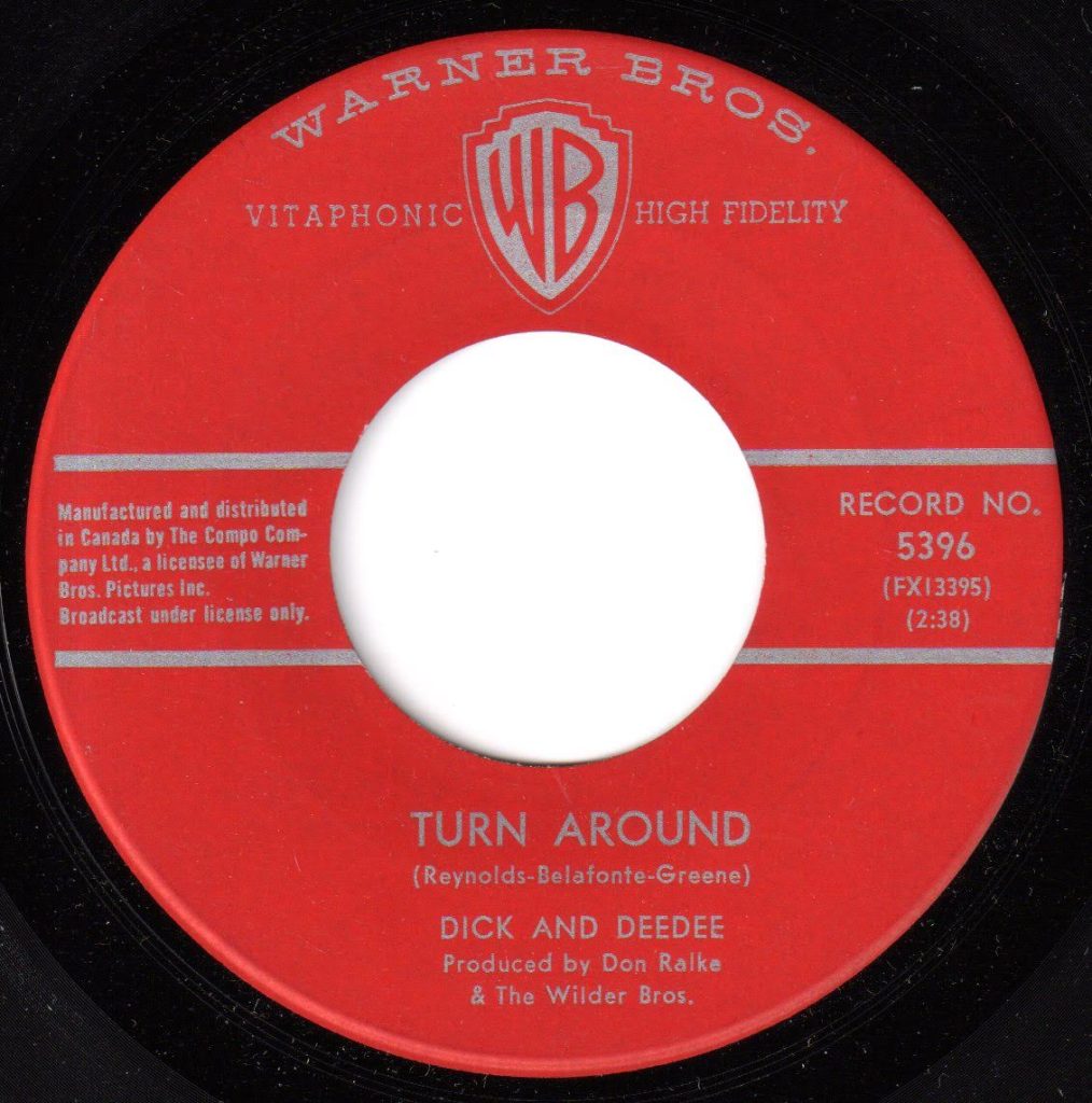 Turn Around By Dick And Dee Dee 1963 Hit Song Vancouver Pop Music turn-around-by-dick-and-dee-dee-1963-hit-song-vancouver-pop-music