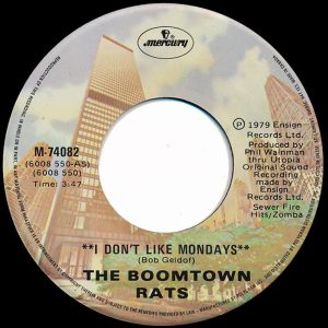 I Don't Like Mondays by the Boomtown Rats