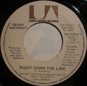 Right Down The Line by Gerry Rafferty