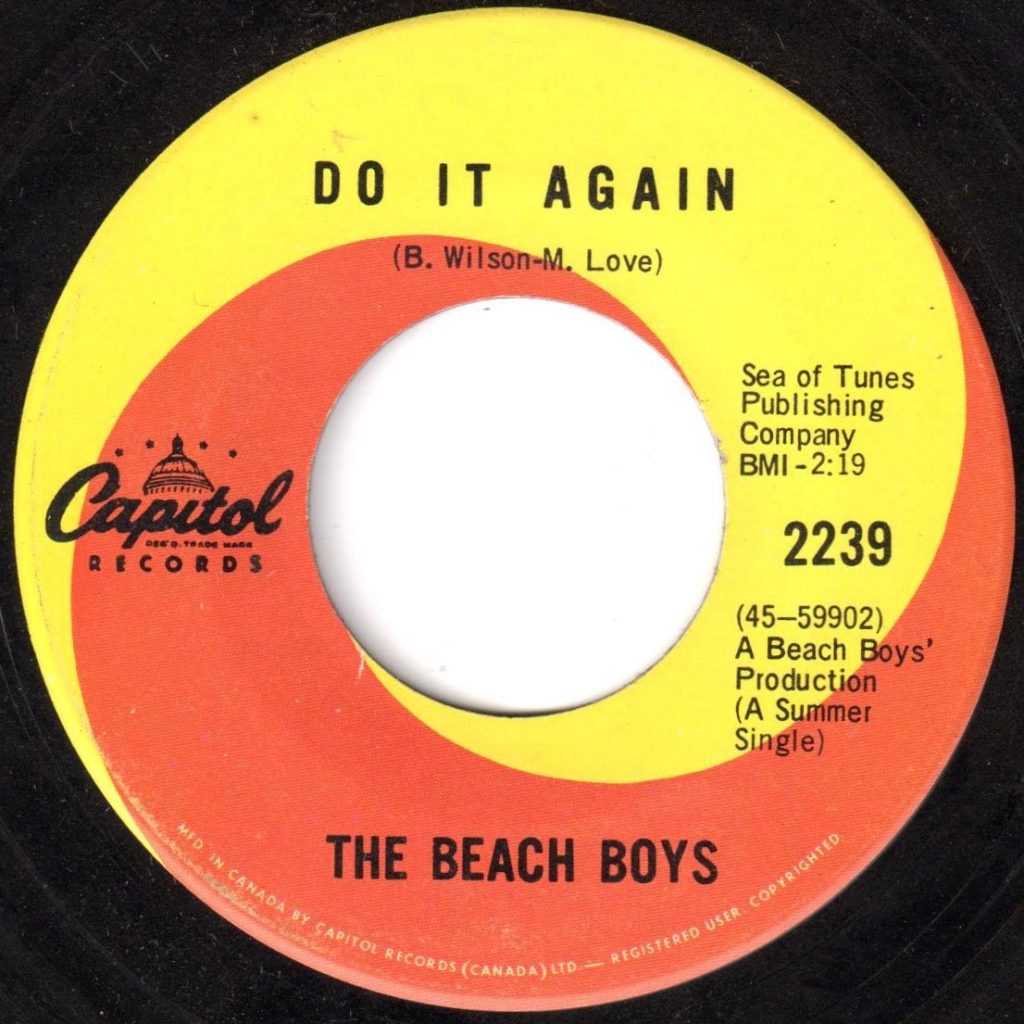 Do It Again by the Beach Boys - 1968 Hit Song - Vancouver Pop Music ...