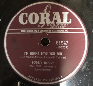 I'm Gonna Love You Too by Buddy Holly