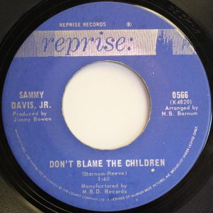Don't Blame The Children by Sammy Davis Jr.
