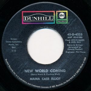 New World Coming by Mama Cass Elliot