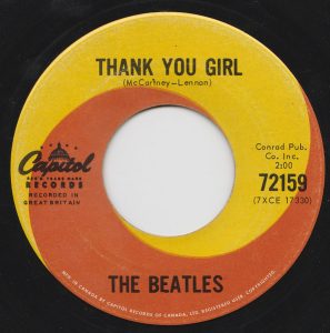 Thank You Girl by the Beatles