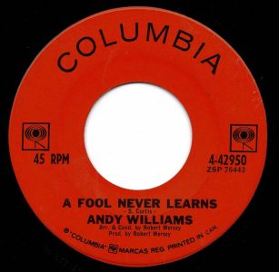 A Fool Never Learns by Andy Williams
