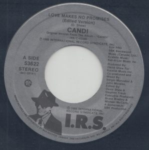 Love Makes No Promises by Candi