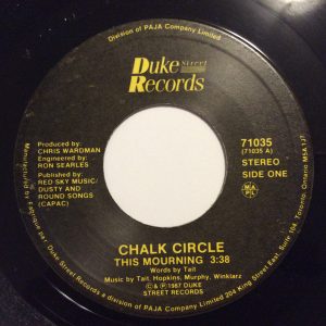 This Mourning by Chalk Circle