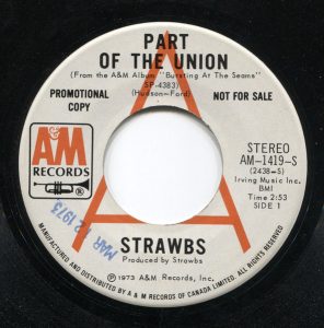 Part Of The Union by the Strawbs