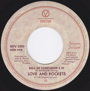 Ball Of Confusion by Love and Rockets