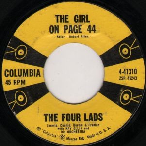 The Girl On Page 44 by the Four Lads