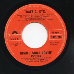 Gimme Some Lovin&rsquo; by Traffic