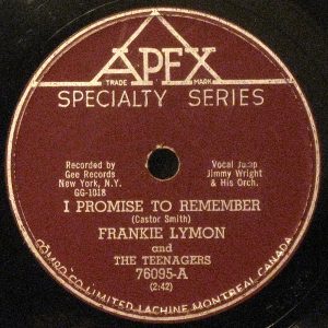 I Promise To Remember by Frankie Lymon and the Teenagers