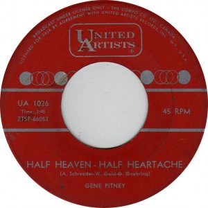 Half Heaven-Half Heartache by Gene Pitney