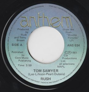 Tom Sawyer by Rush